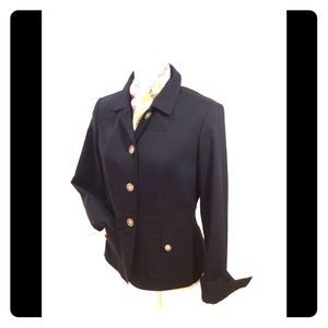 TALBOTS Black 4 Button Jacket, work or casual